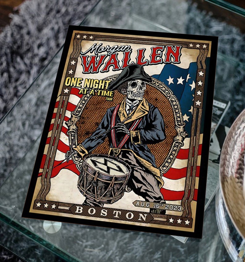 Wallen Fenway Park Boston Ma August 16 17 2023 Poster Etsy UK
