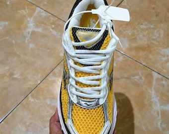 New Saucony Omni 9 Yellow Lemon Silver, Unisex running shoes, sneakers trainers streetwear