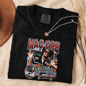 Mac Dre T-Shirt, Vintage Bay Area Rap Legend Scooter Tee, Retro Thizz Face Graphic Shirt