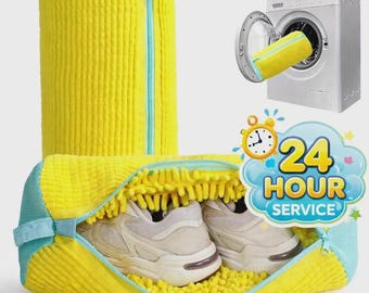 Durable Shoe Washing Machine Bag, Protects Sneakers, Casual Shoes, Laundry Cleaner