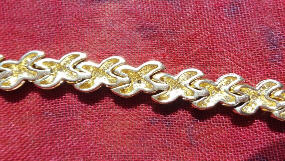 Vintage Gold over 925 Sterling China Bracelet - image 5