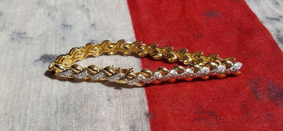 Vintage Gold over 925 Sterling China Bracelet - image 8