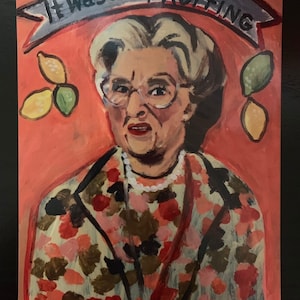 5x7 Mrs Doubtfire print