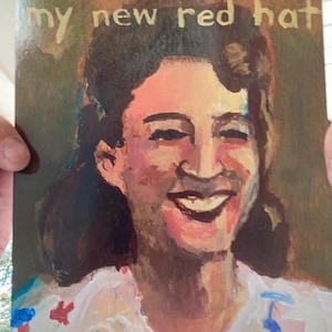 5x7 A League of their Own print- new red hat