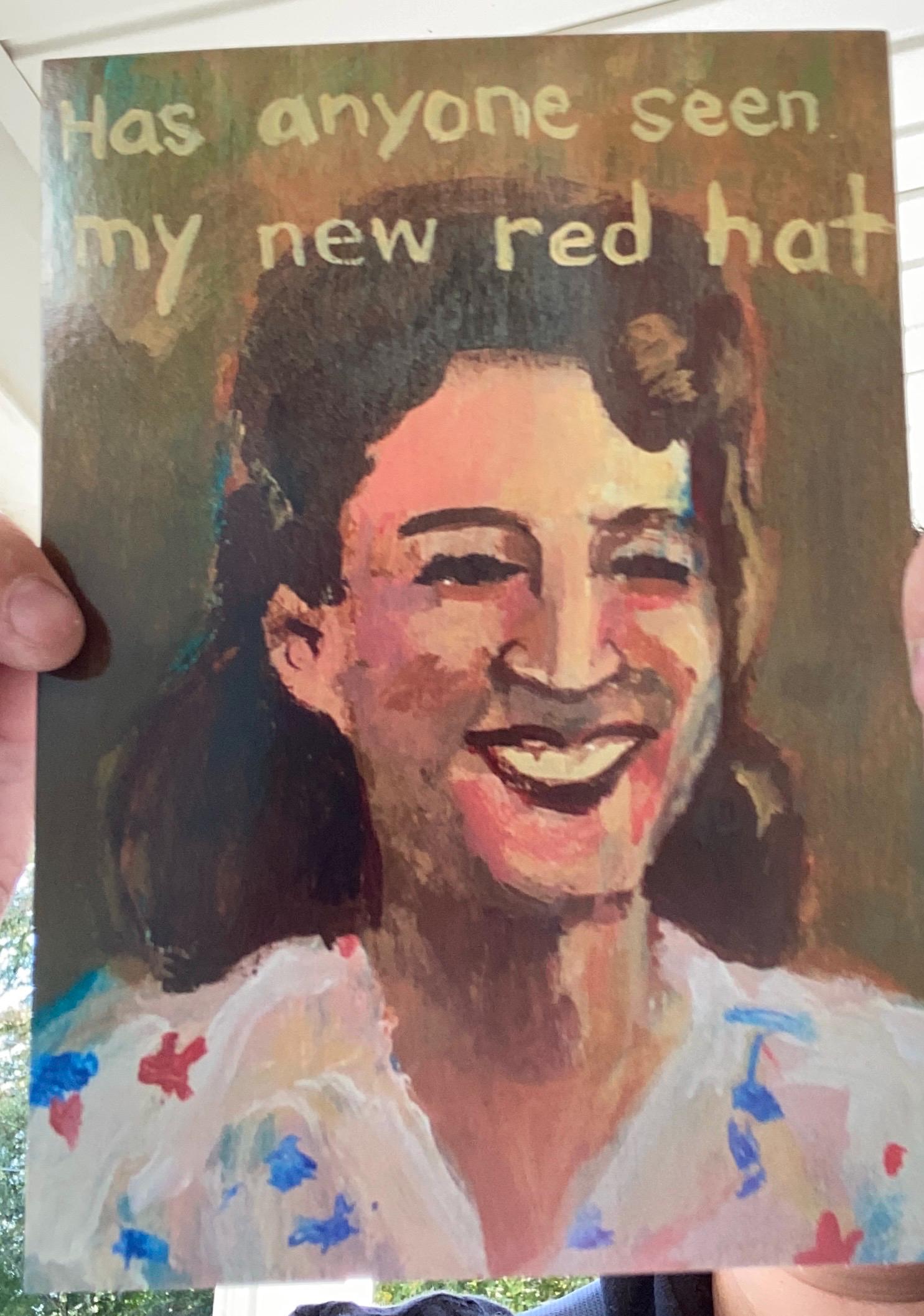 5x7 A League of their Own print- new red hat