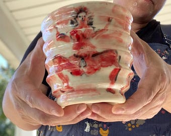 Cave wall mug/vessel