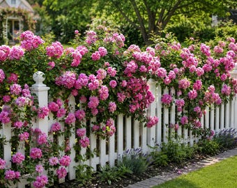 Peggy Martin Climbing Rose – Live Rose Plant in Quart Pot