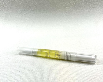 Huile nourrissante pour cuticules avec ricin, jojoba, vitamine E - Fabriquée au Manitoba
