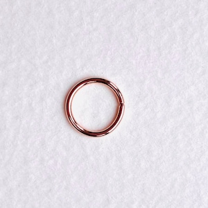 BEST SELLER 9ct SOLID Recycled Yellow Gold Piercing Ring 1.2mm (16 gauge) /continuous/cartilage Nose earring septum helix rook lobe conch.
