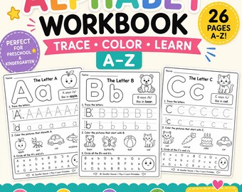 Alphabet Workbook A-Z