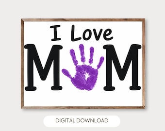 Mom Handprint Craft