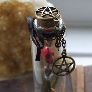 10 X Mixed Witch Charms Pendants, Silver Wiccan Pagan Charms Set,  Pentagram, Broomstick, Chalice Athame, Witch's Cat, Book of Shadows, UK 