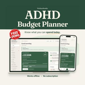 ADHD Budget Planner | Safe-to-Spend Tracker (Browser App + Phone App)