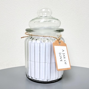 En burk med kärlek / 50 citat / Alla hjärtans dag, förlovning, bröllopsdagspresent