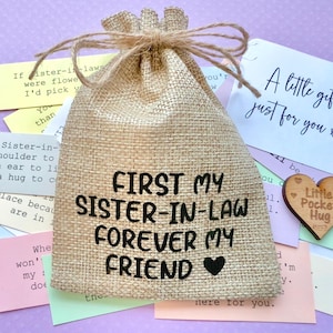 A Keepsake Bag of Sister In Law Quotes / 31 Quotes / Post Send Direct / Sister In Law Gift, Sister In Law Quote Gift, Gift For Sisters