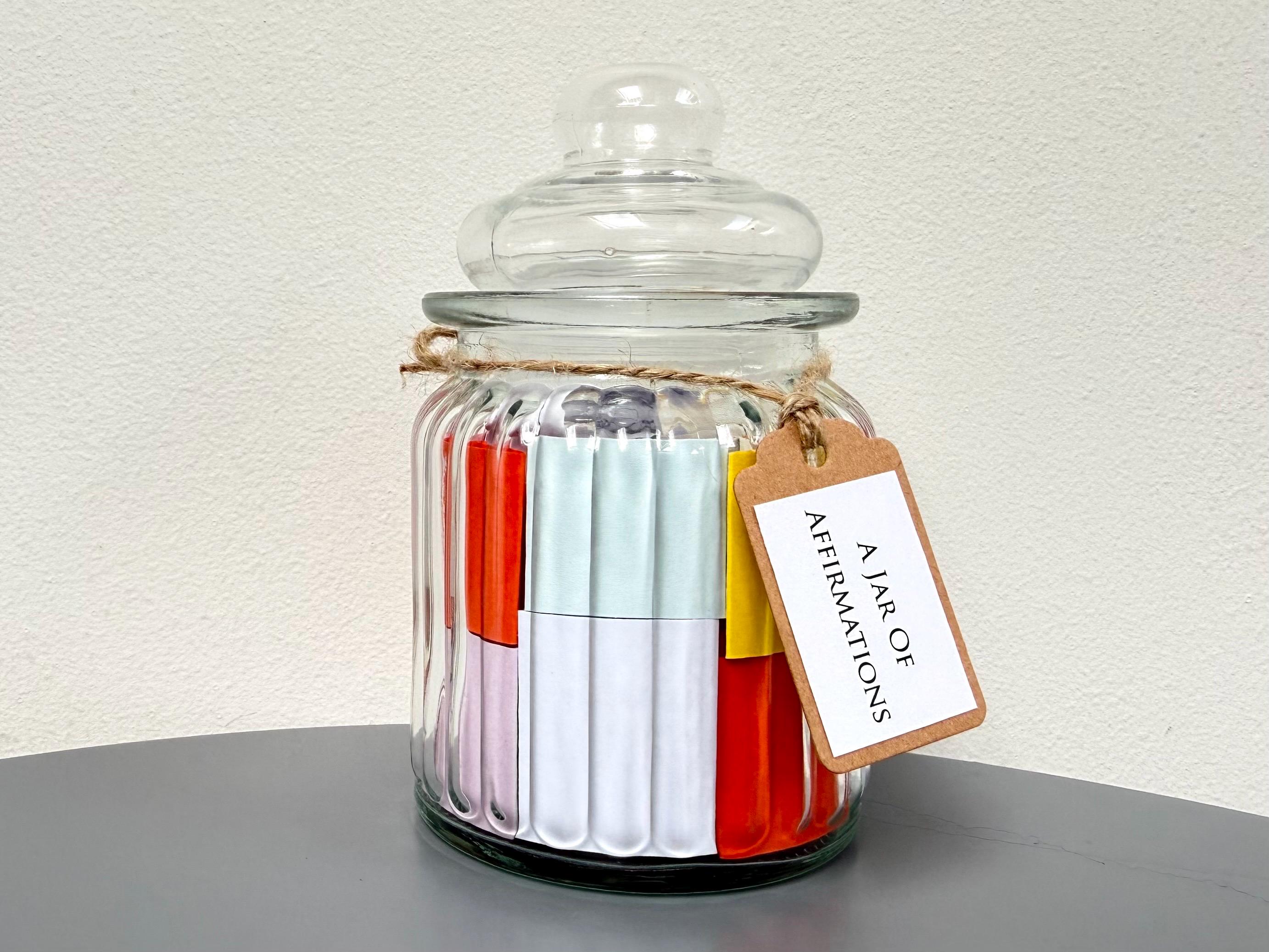Jar Of 50 Positive Affirmations - Wellness Wellbeing Pick Me Up Mental Health Gift