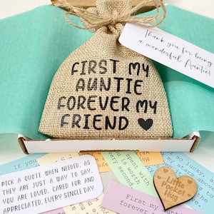 Una borsa ricordo di citazioni della zia / 31 citazioni / Invia direttamente / Citazioni della zia, regalo della zia, regalo con citazione della zia, regali per la zia