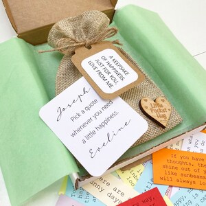 Sac de citations souvenir sur le bonheur / 40 citations / Ramassez-moi, cadeau sentimental bien-être