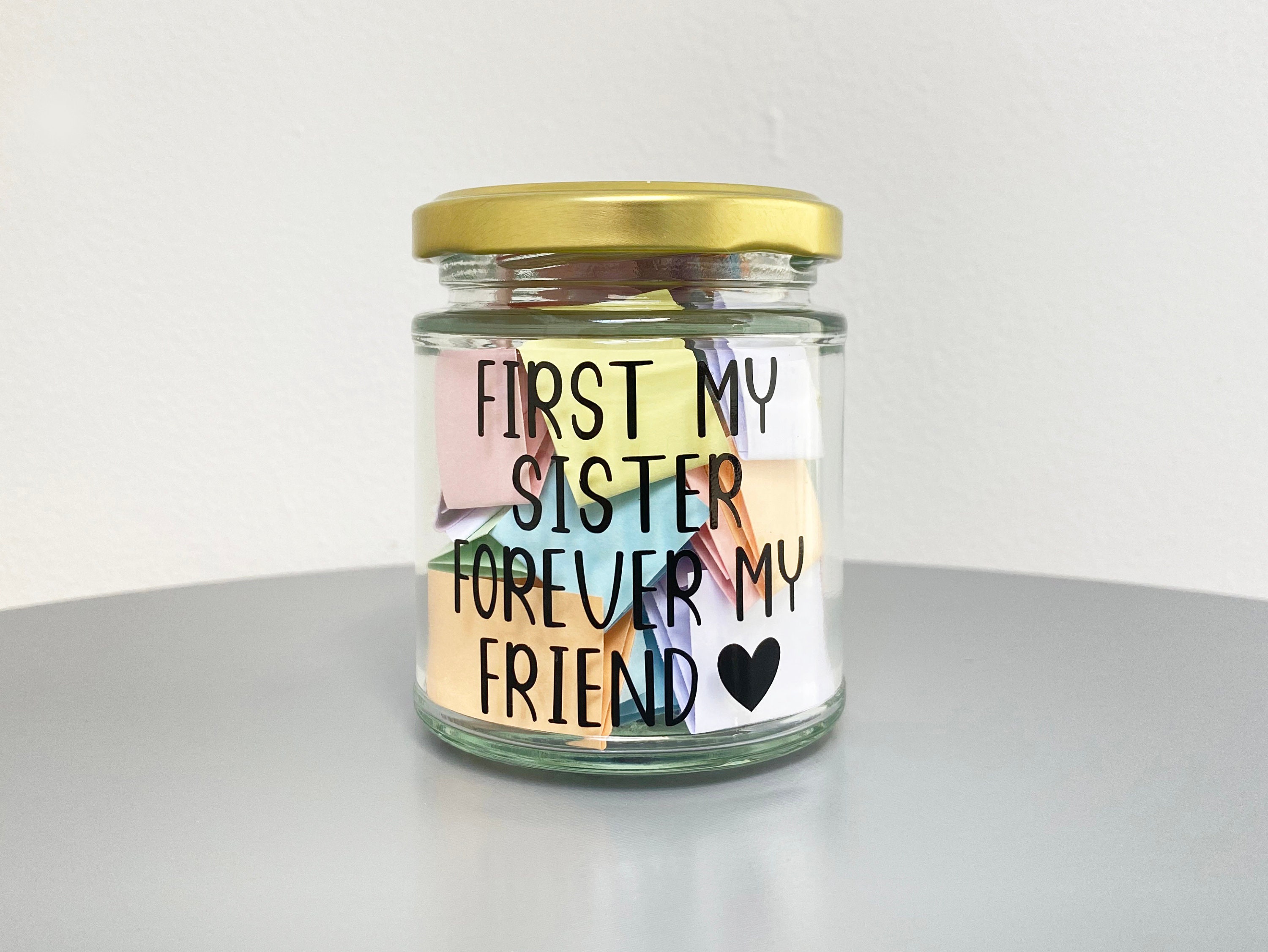 A Jar of Mother Mum Quotes / 31 Quotes / First My Mother, Forever My Friend  / Mothers Day, Mum Gift, Gifts for Mums, Jar of Quotes 