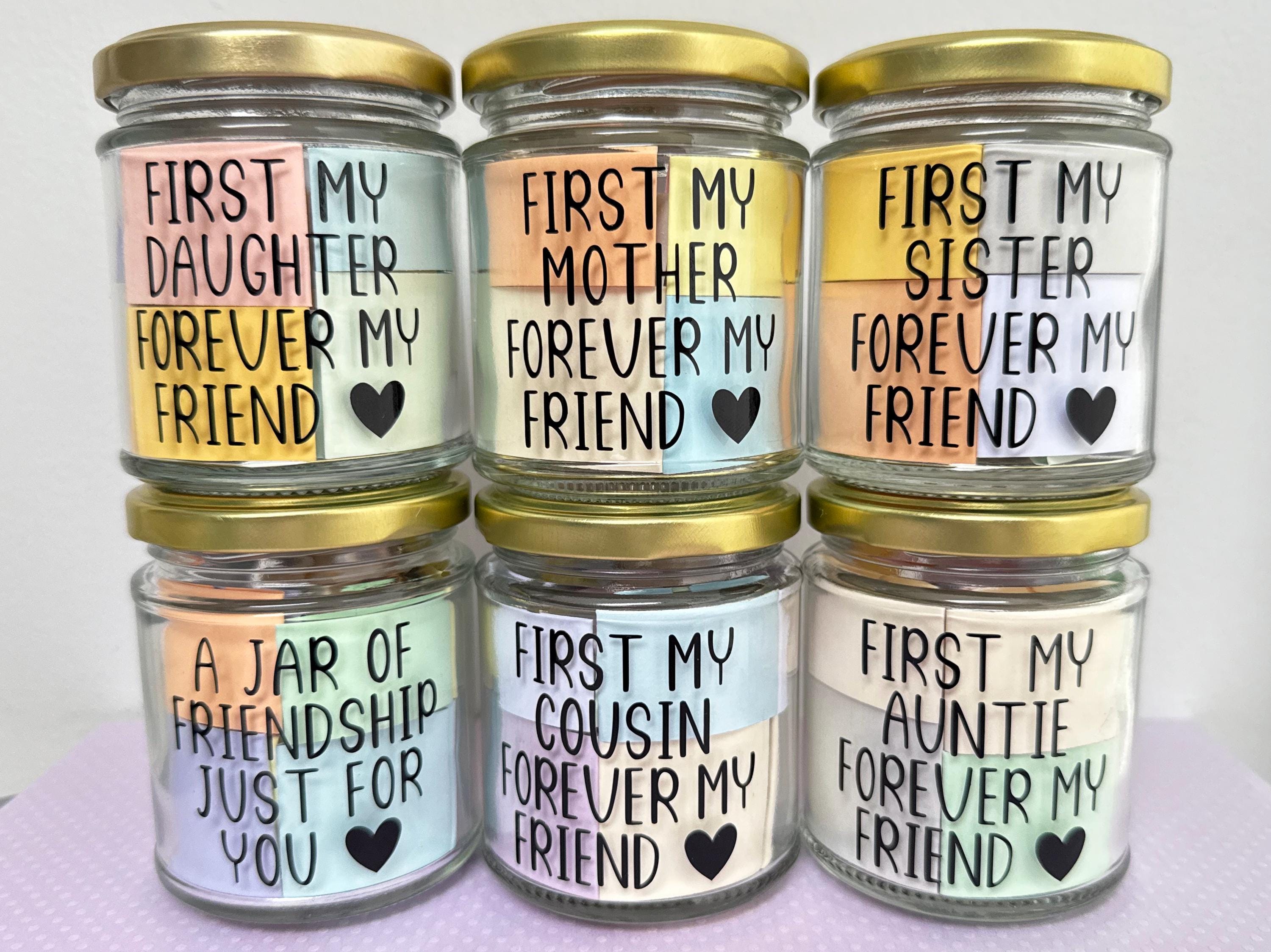 Inspirational Jar Of Quotes - Picl From Mum Auntie Daughter Cousin Sister Or Friend