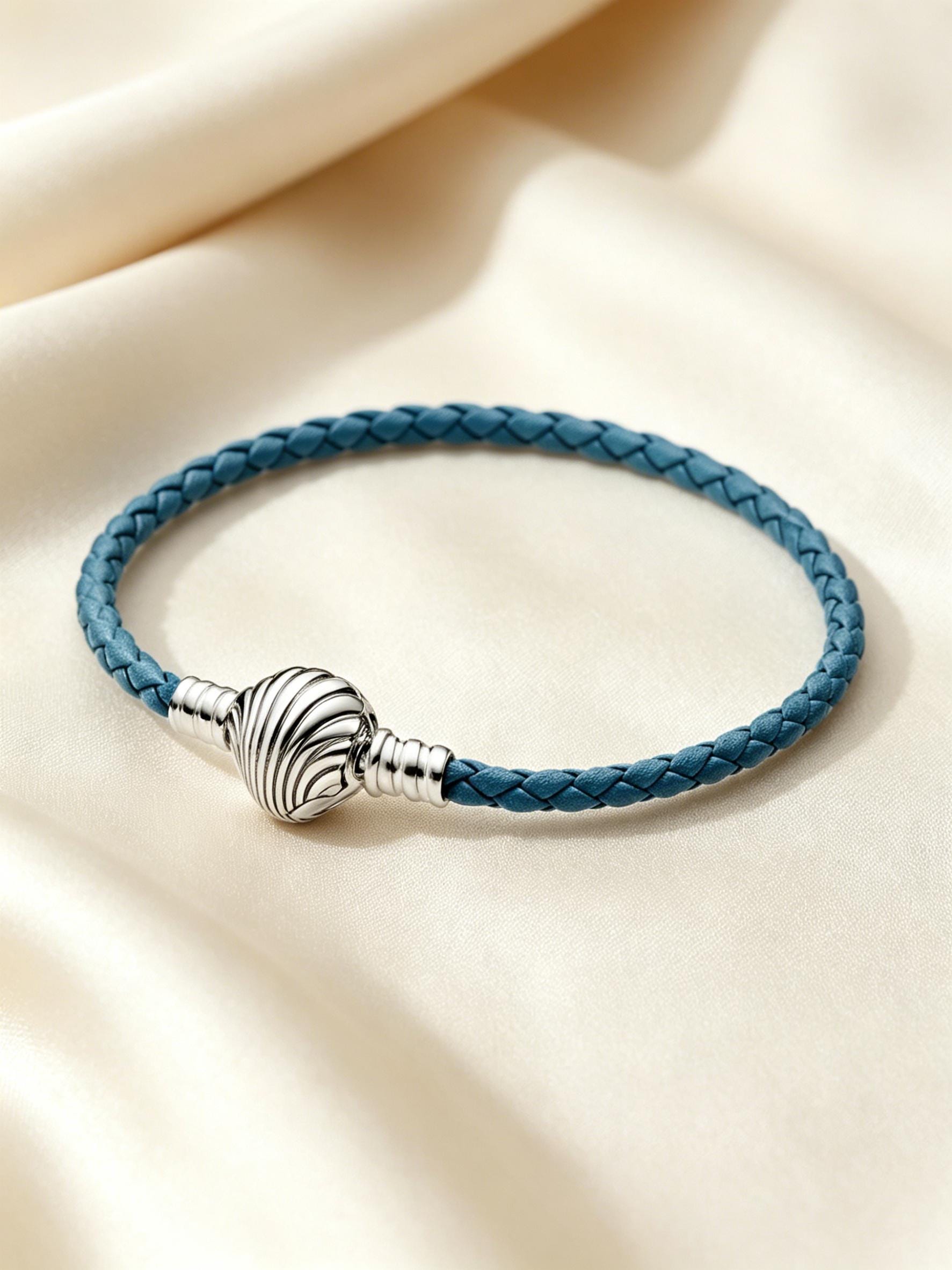 Pandora leather bracelet - Etsy 日本