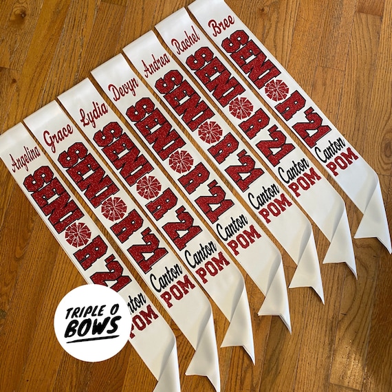 2022 Senior night sashes Etsy