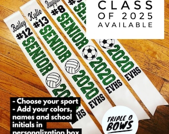 2026 &quot;The Champion&quot; Sports Senior Night Sash (One sash)