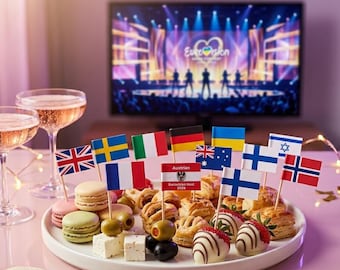 Bandiere a stuzzicadenti per l'Eurovision 2026