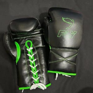 Gants de boxe anti-mouches à vendre, équipement d'entraînement en cuir véritable, gants de boxe X supper lace, gants de combat d'entraînement professionnel à lacets 8 oz-16 oz