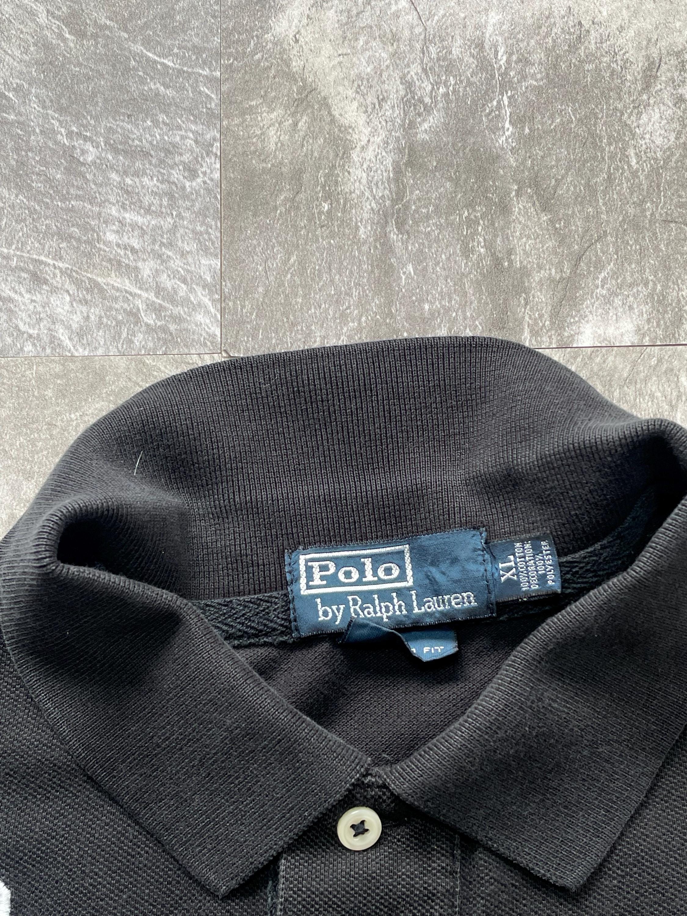 Vintage Polo Ralph Lauren Big Pony Polo Shirt Black XL LXVII 3