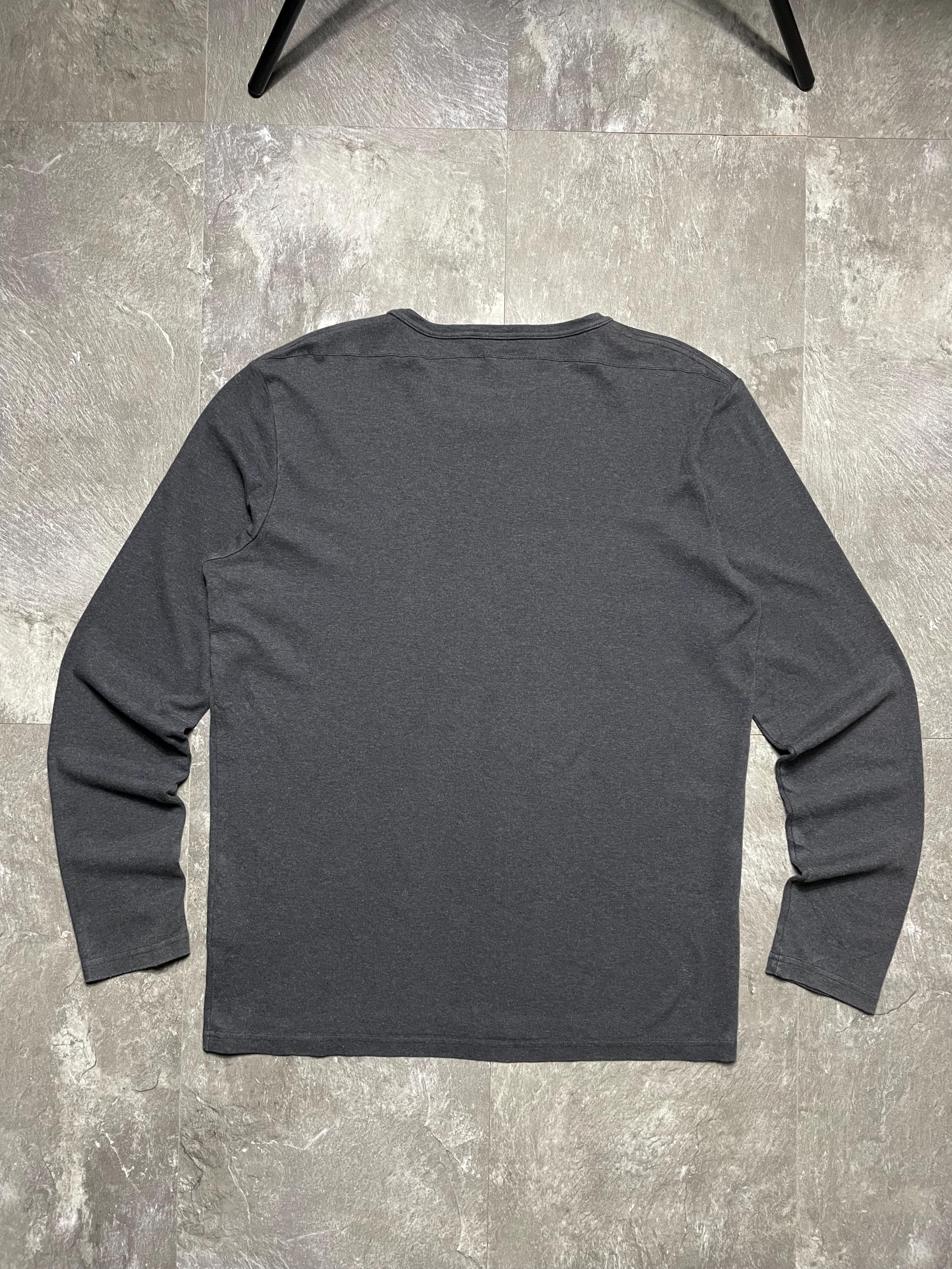 トップス 2014ss PRADA SPORT long sleeve shirts Vintage Prada Sport Long Sleeve T-shirt Grey Size XL | Authentic