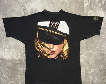 マドンナ ヴィンテージTシャツ Hanes Lサイズ　1993ライブT 現在、この商品の在庫はありません - Etsy