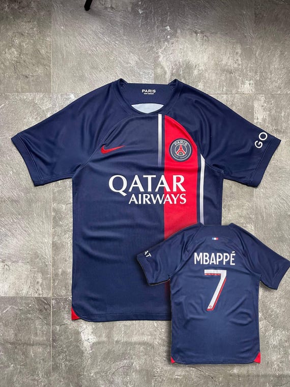 Nike PSG Mbappe Jersey Paris Saint Germain 2023 2024 Home Kit
