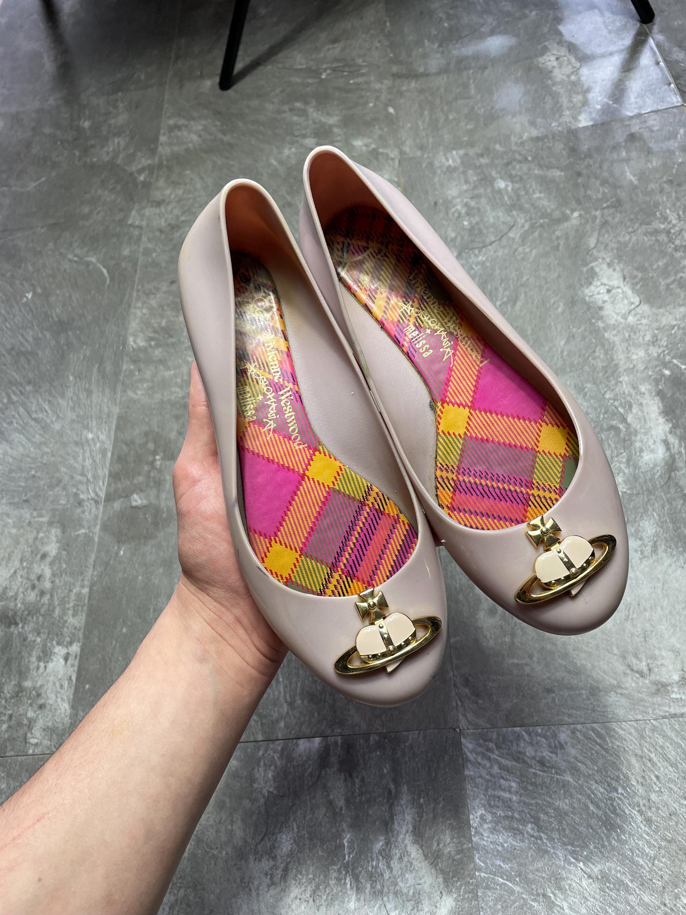 Vivienne Westwood Melissa Shoes | Anglomania Pink Jelly Flats