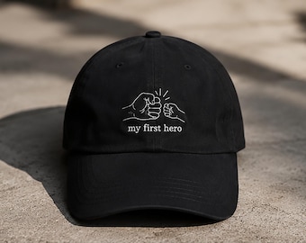 Embroidered Dad Hat, Minimalist Streetwear Cap, Father's Day Gift