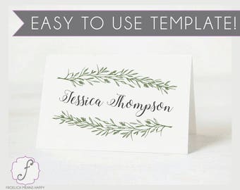 holiday place cards etsy holiday place cards