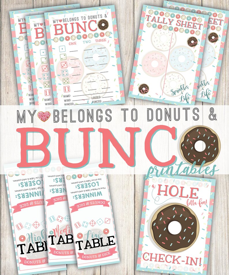 Donut Bunco Printables, bunco established, bunco printables, enjoyable bunco topic, dessert bunco playing cards, printable bunco rating playing cards, bunco ranking playing cards image about Printable Bunco Sheets identified as Donut Bunco Printables, bunco fixed, bunco printables, pleasurable bunco topic, dessert bunco playing cards, printable bunco ranking playing cards, bunco ranking playing cards