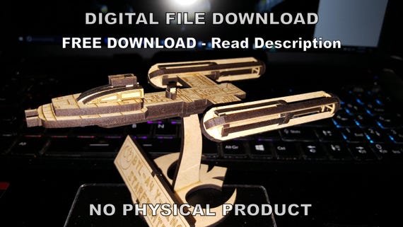 Star Wars Y-Wing Laser Cutter Template - ai, cdr, dxf, pdf, svg