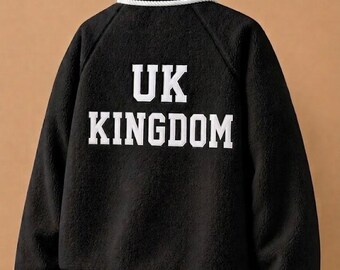 Shane Hollander Sherpa Fleece Jacket UK Kingdom Maple Leaf Heated Rivalry Costume Outerwear Coat