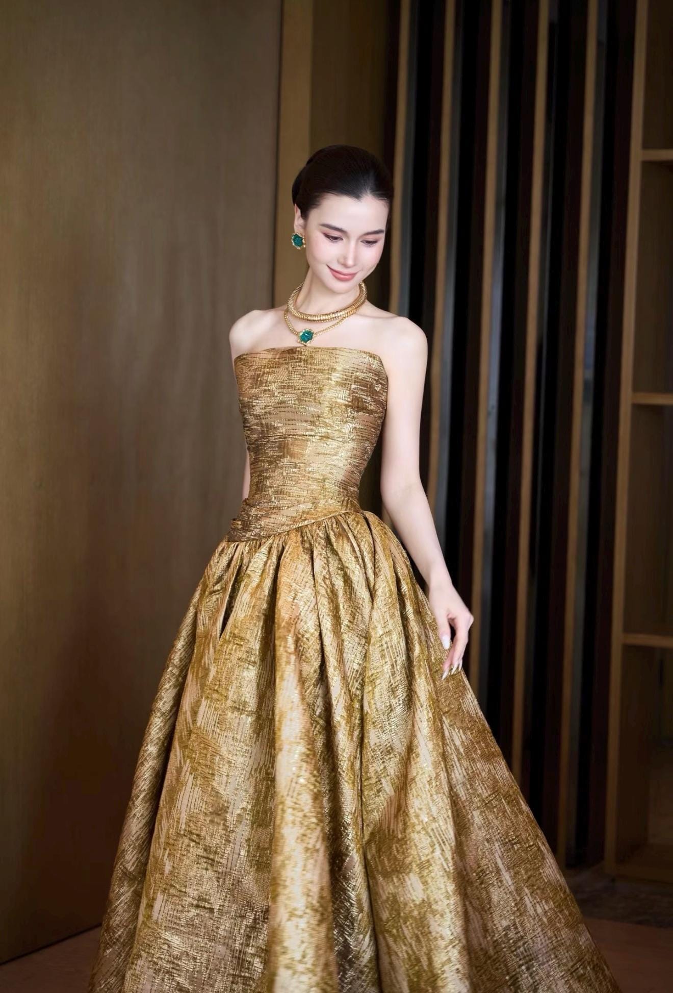gold masquerade ball dresses Gown Club Outfits