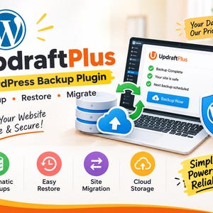 UpdraftPlus WordPress Backup Plugin | Website Backup & Restore Tool | Digital Download