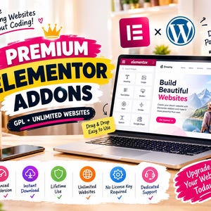 Elementor Addons | GPL, Unlimited Websites (Digital Download)