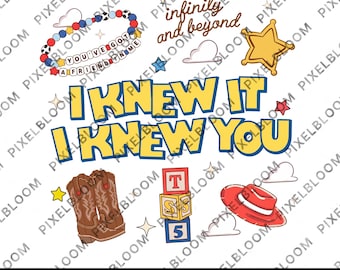 Diseño gráfico de Toy Story 5 retro PNG 1 lado 2, Botas vaqueras occidentales con pulsera de la amistad, diseño de camiseta, descarga de archivo