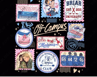 Off Campus Vintage Lovers Digital Download, Briar U Hockey Png Graham Png, Hockey Romance Png