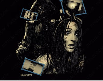 Archivo PNG de Backrooms, diseño de camiseta de Backrooms, terror / descarga digital