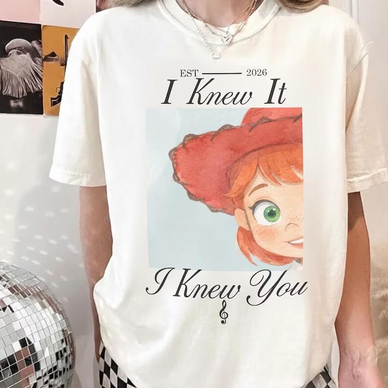 Retro Toy Story 5 PNG 1 Seite 3, ich wusste es, ich kannte dich Western Cowgirl Stiefel Freundschaft Armband Shirt Design Grafik Download Datei Bild 2