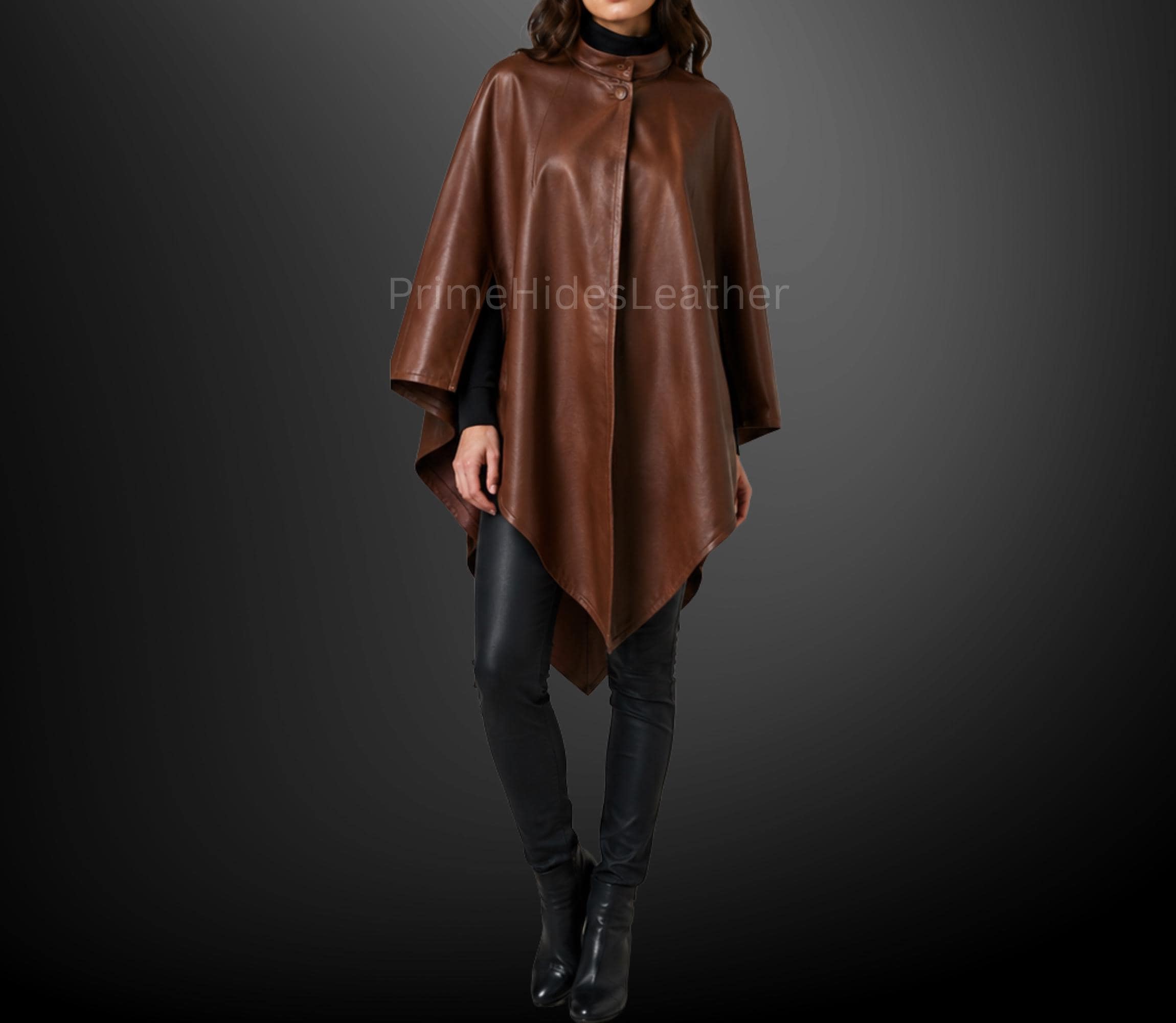 Leather poncho - Etsy 日本