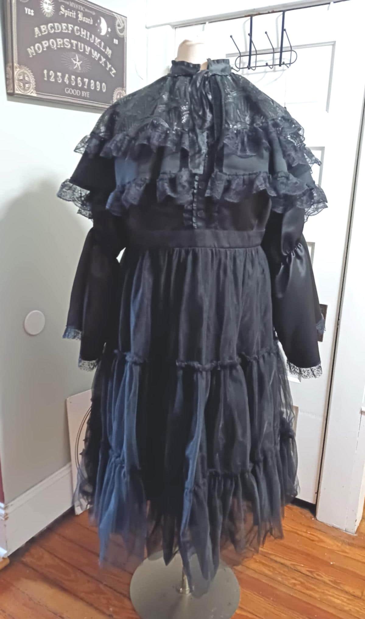 plus size black victorian dress Starry Night Gothic Plus Size Gown Custom 3X