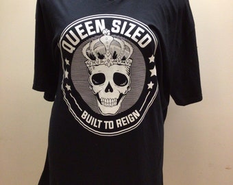 Queen Sized T-Shirt/ Black