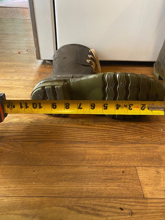 Bottes De Pêche Cuissardes Uniroyal Keenfisher Taille 10 En Caoutchouc Clouté Vintage